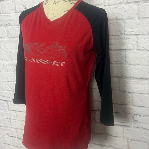 Slingshot 3/4 Sleeve Women T-Shirt Size Medium - Picture 4 of 9